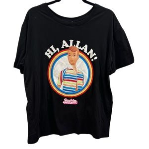 Barbie “Hi Allen” black T-Shirt (NEW) L